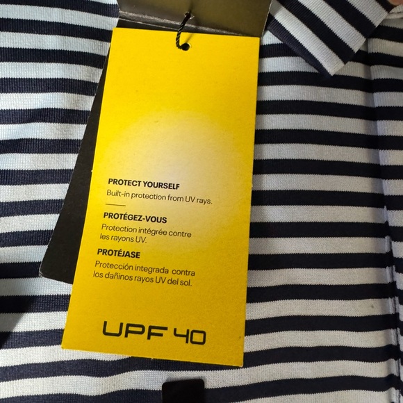 NWT Under Armour UA Playoff 3.0 Blue Stripe Men's Polo Big Man's 3XL 3X UPF 40 - Picture 8 of 10